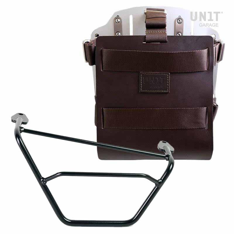 BMW R 1200 GS ADV LC [2014-2018] - Taschenhalter Aluminium mit verstellbarer Lederfront, Schnellkupplung und rechtem Rahmen