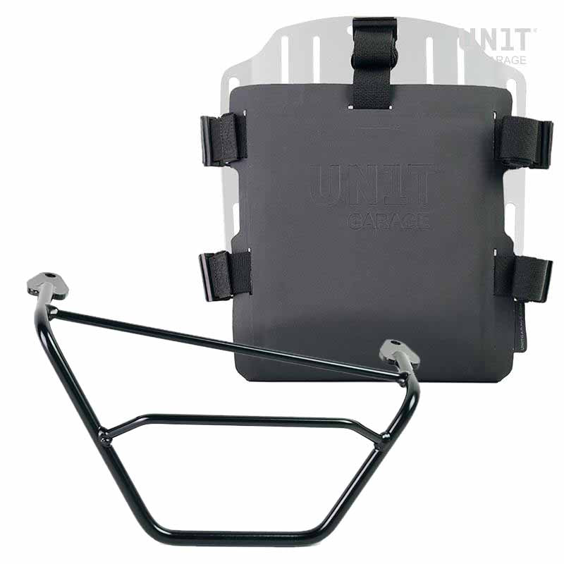 BMW R 1200 GS ADV LC [2014-2018] - Taschenhalter Aluminium mit verstellbarer Hypalon-Front und Schnellkuppl. + rechter Rahmen