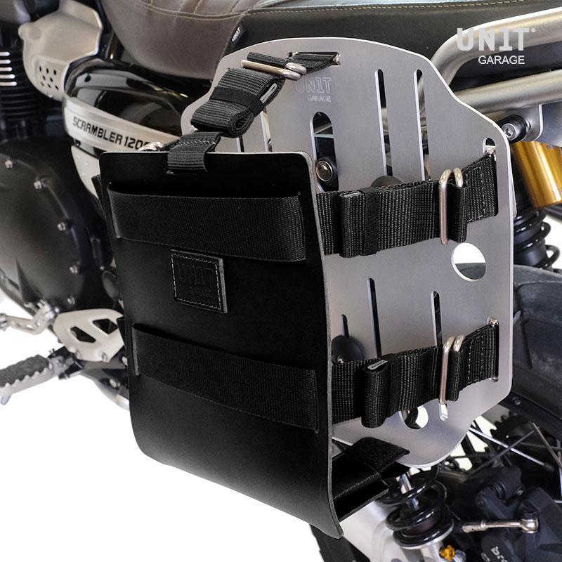 BMW R 1200 GS [2004-2012] - Alumínium táskatartó bőr gyorskioldással és kerettel