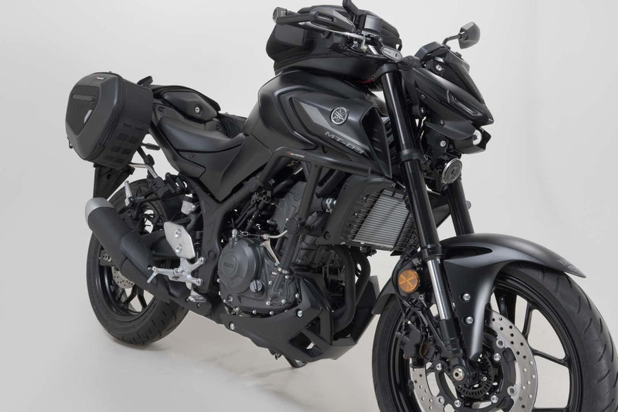 Yamaha MT 03 [2016-2026] - ütközőrúd fekete, acélcső 22/27 mm – 7. kép