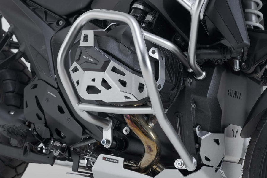 BMW R 1300 GS [2023-2026] - Rozsdamentes acélból, ezüstből és elektropolírozott ütközőrúd - 1. kép