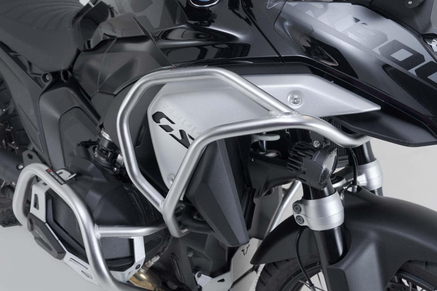 BMW R 1300 GS [2023-2026] - Felső ütközőrúd rozsdamentes acélból, ezüst – 6. kép