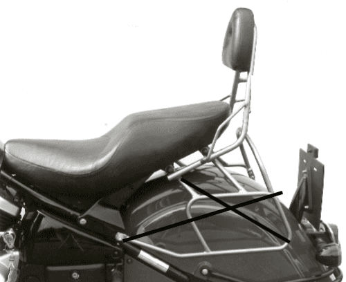 Kawasaki VN 1500 Drifter [1999-2003] - Sissybar csomagtartó nélkül