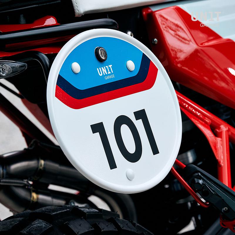 BMW R 120 G/S ADV [2004-2012] - Startnummerntafel mit Schnellverschluss und Schloss
