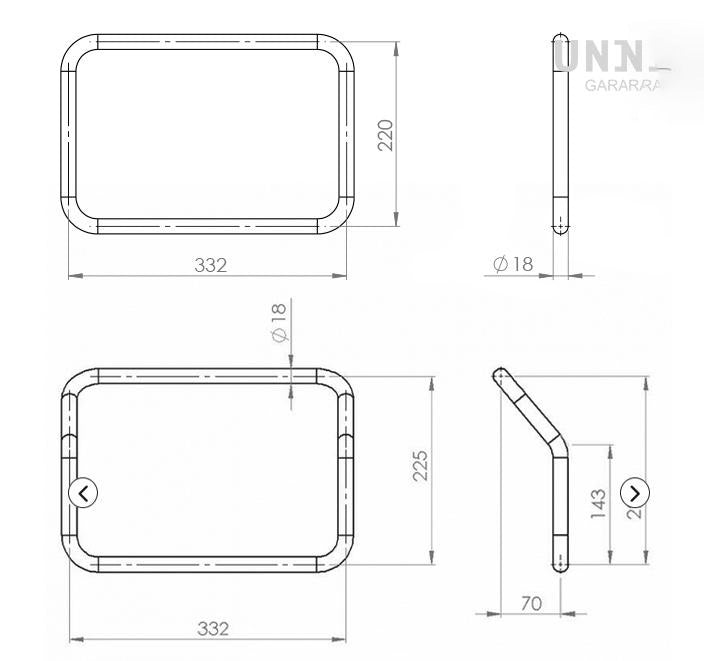 BMW R 1200 GS ADV LC [2014-2018] - Seitenkoffer-Rahmensatz für R 1200 GS LC und R 1250 GS/ADV