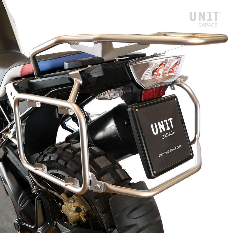 BMW R 1200 GS LC [2013-2018] - Paar Cult-Seitentaschen Canvas 40–50L + Paar Aluminiumplatten + Taschenrahmen Alu R1200GS LC - R1250GS & ADV