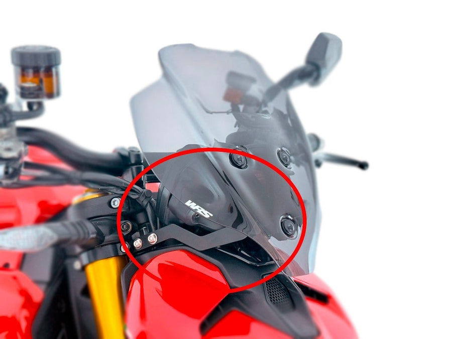 DUCATI STREETFIGHTER V2 S [2025-2026] – Szélvédőrögzítő keret – 1. nézet